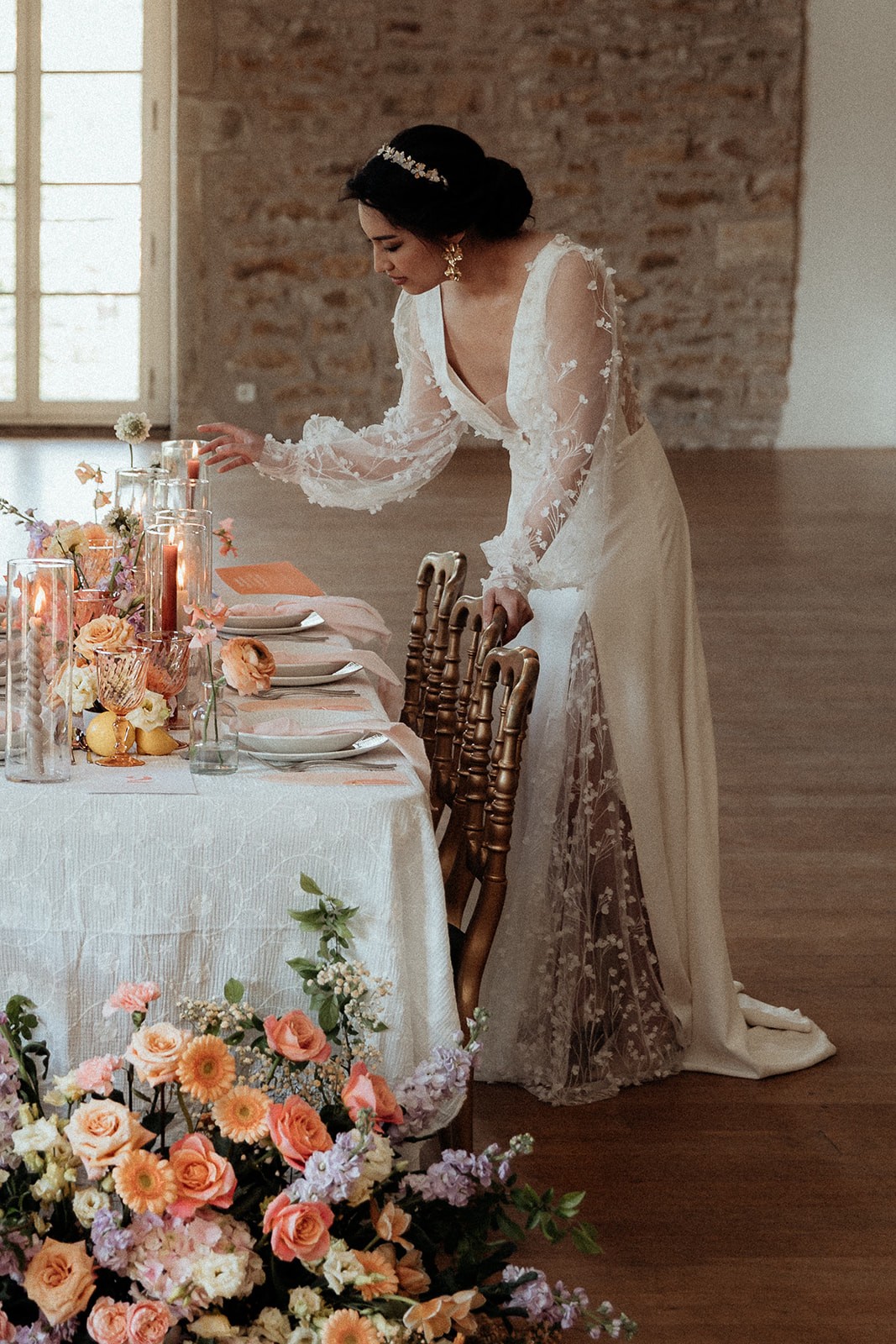 Mariage moderne au château de Pierreclos en Bourgogne