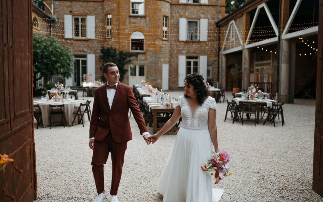 Un mariage en plein air au Domaine de Tourieux près de Lyon