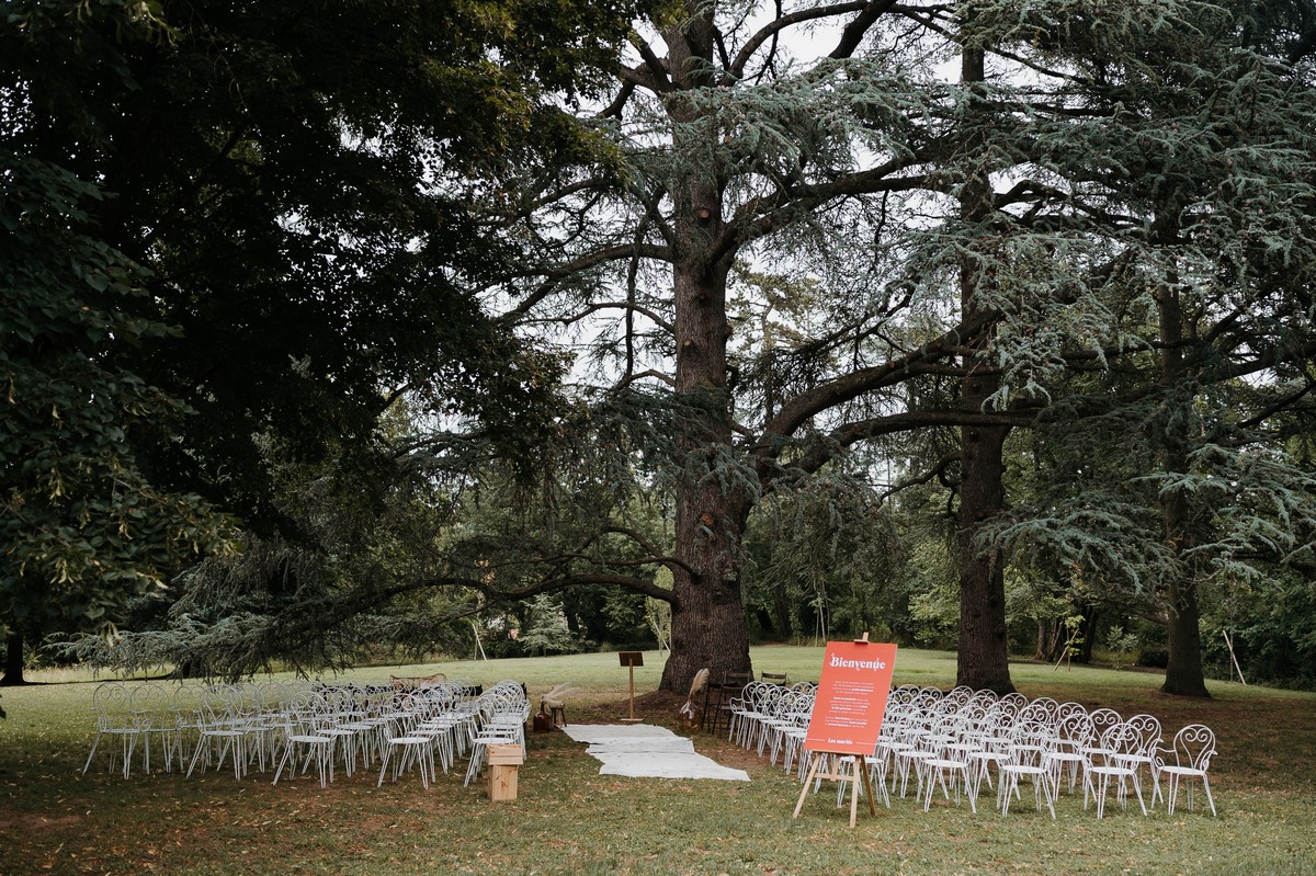 Mariage en plein air au Domaine de Tourieux près de Lyon