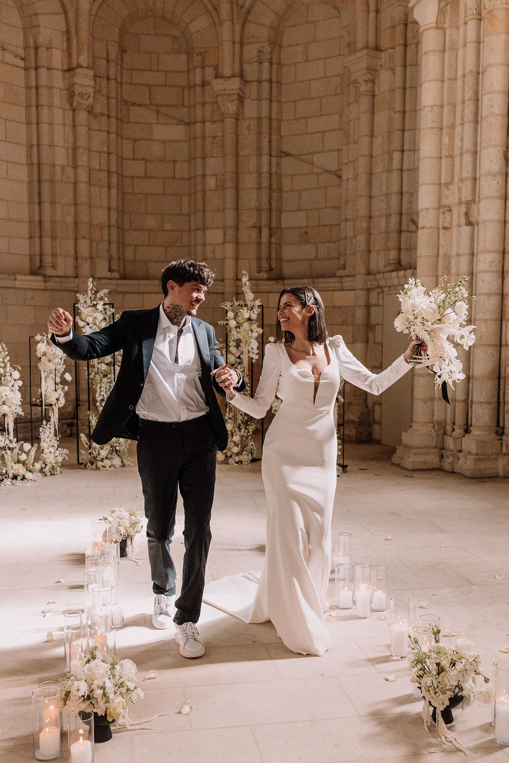 mariage-noir-blanc-abbaye-de-fontevraud