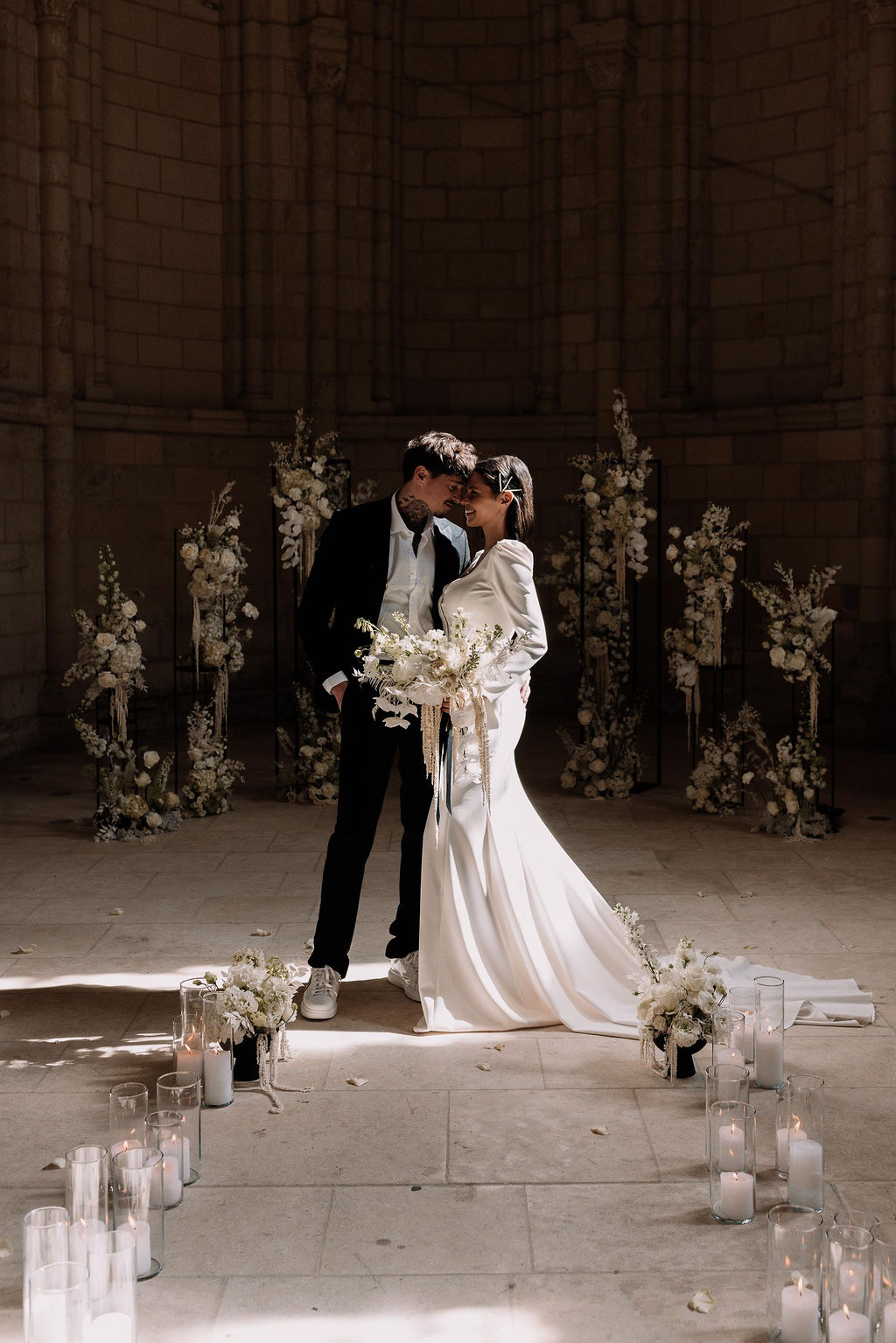 mariage-noir-blanc-abbaye-de-fontevraud