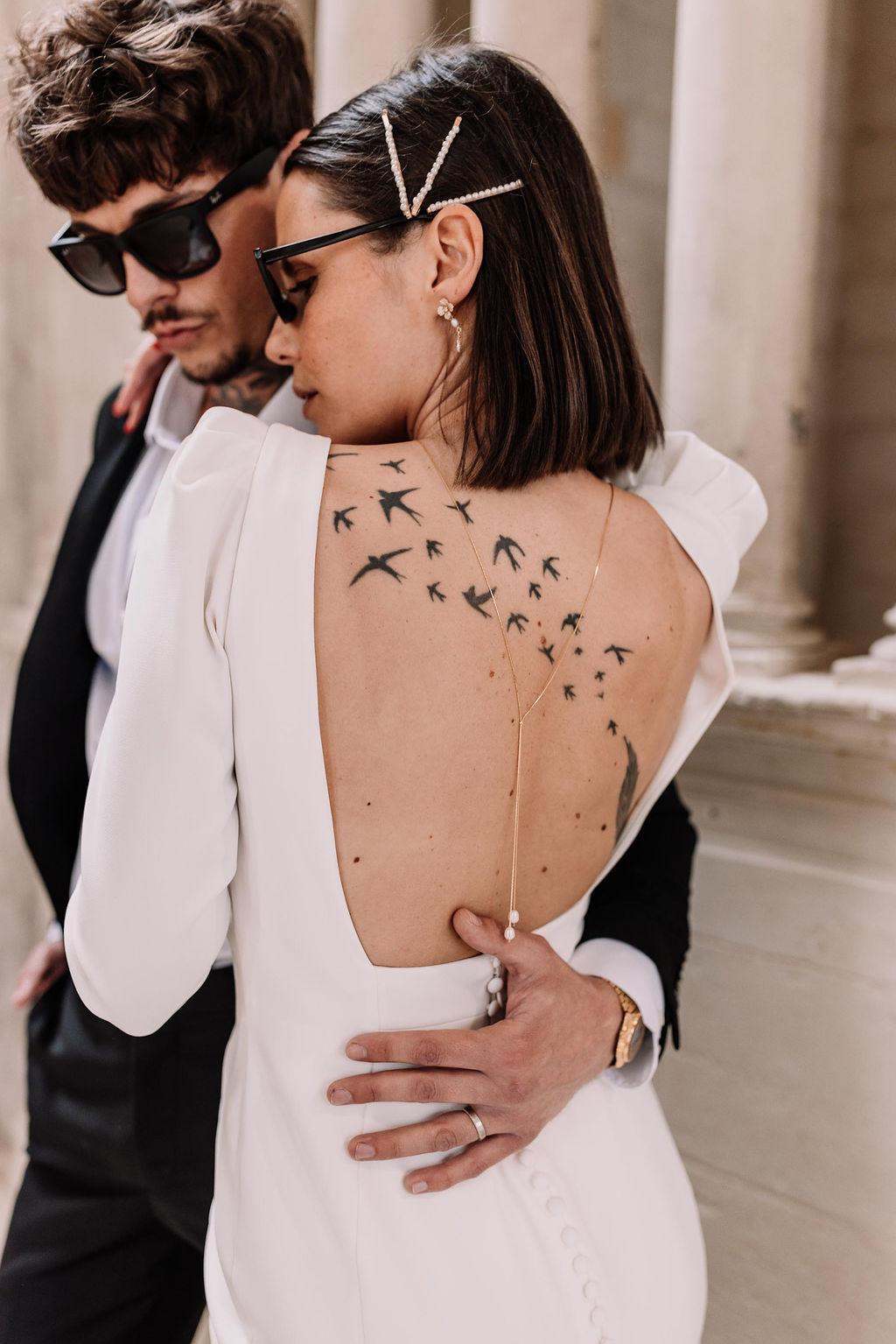 mariage-noir-blanc-abbaye-de-fontevraud