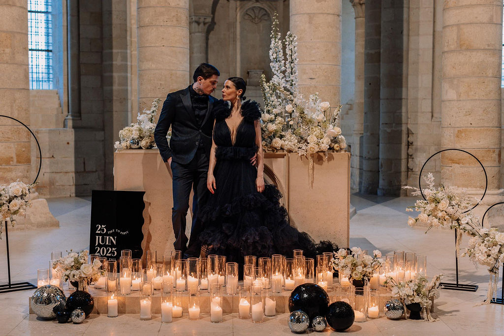 mariage-noir-blanc-abbaye-de-fontevraud