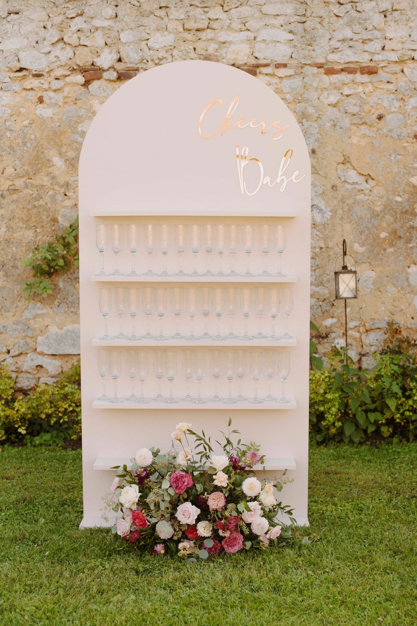 mariage rose au chateau de la trye