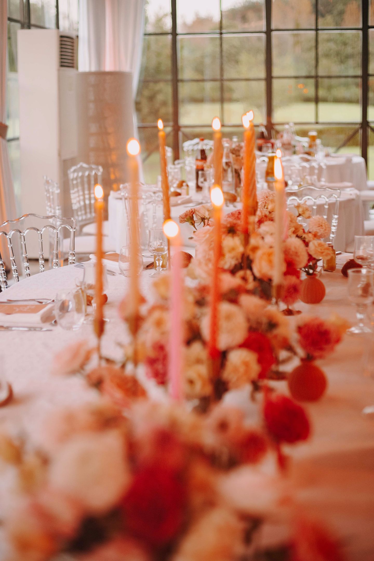 Un mariage rose au Château de la Trye