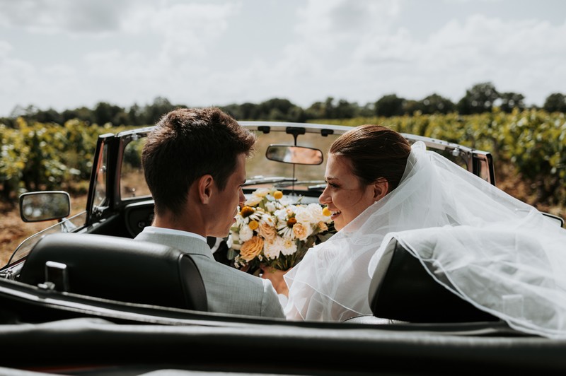 Un mariage à la Seigneurerie du Bois Benoist dans le vignoble nantais