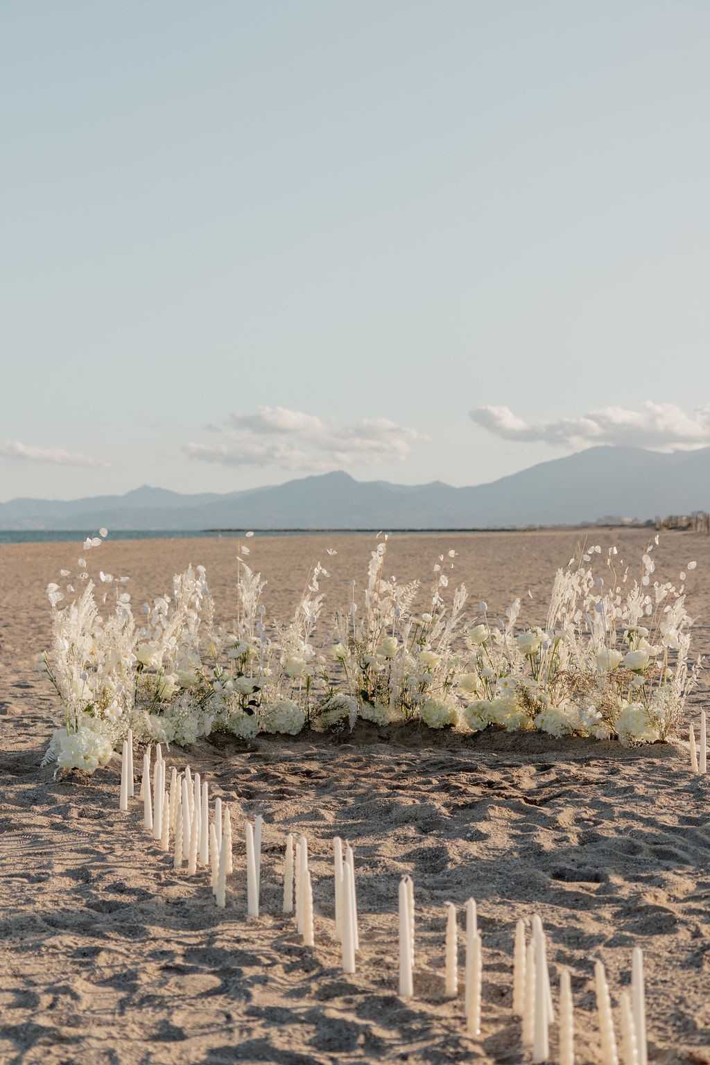 demande en mariage chic sur la plage