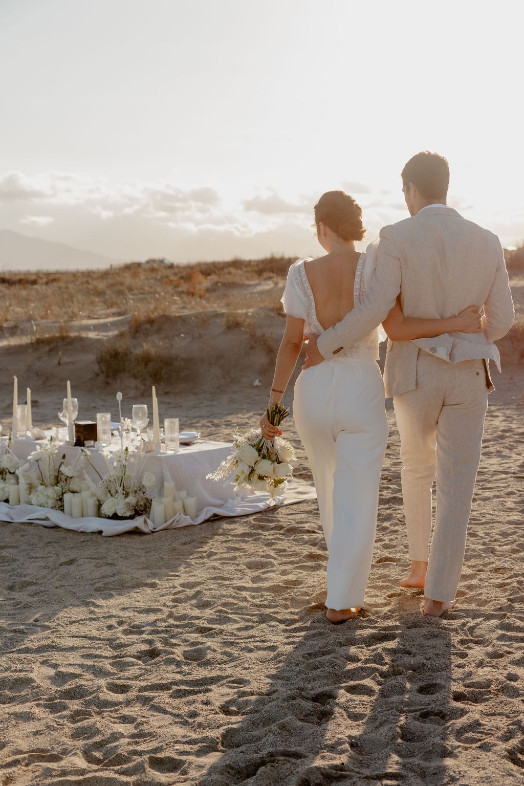 demande en mariage chic sur la plage