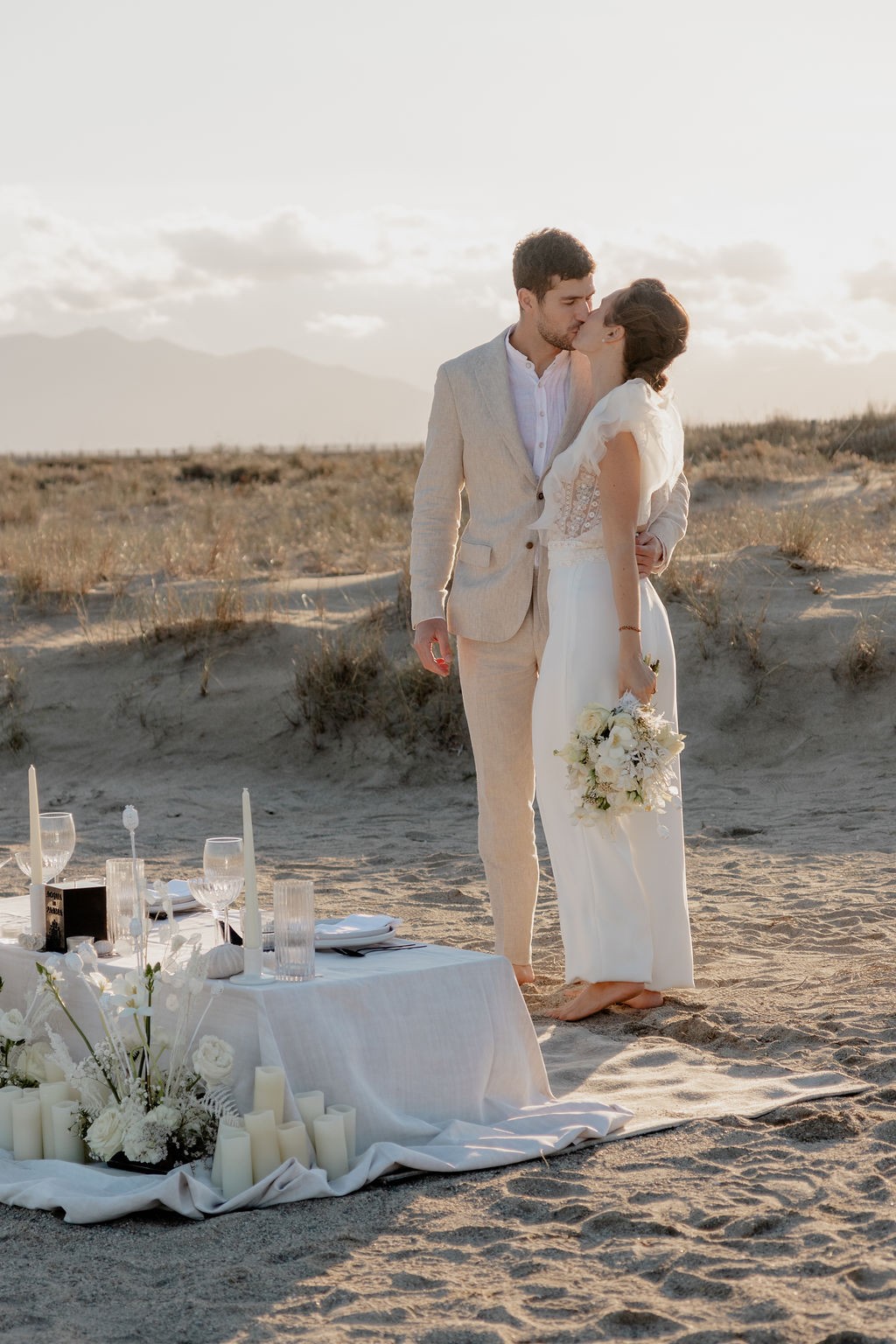 demande en mariage chic sur la plage