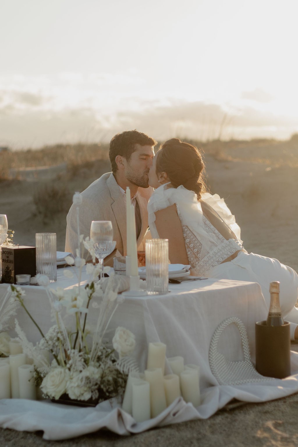 demande en mariage chic sur la plage