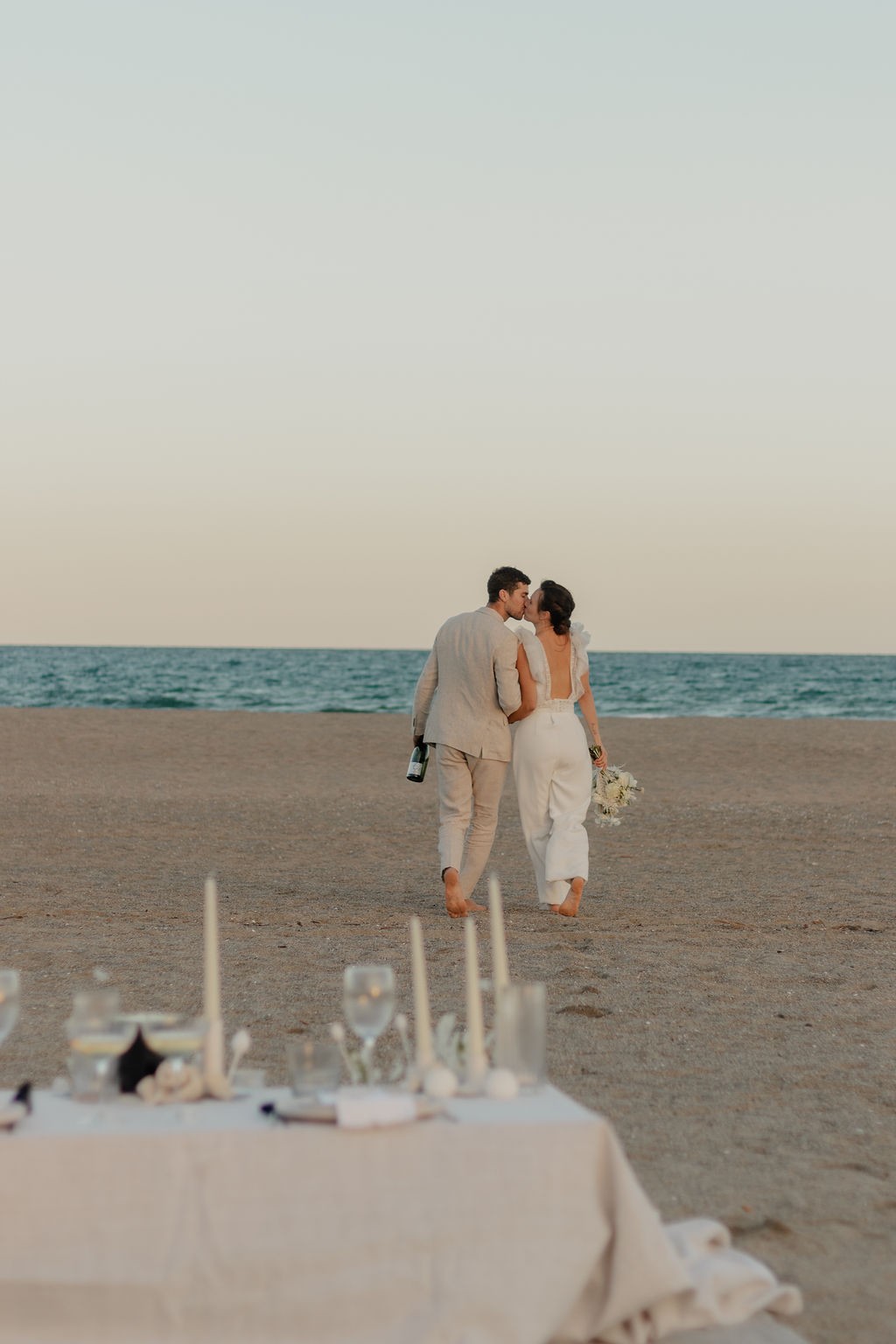 demande en mariage chic sur la plage