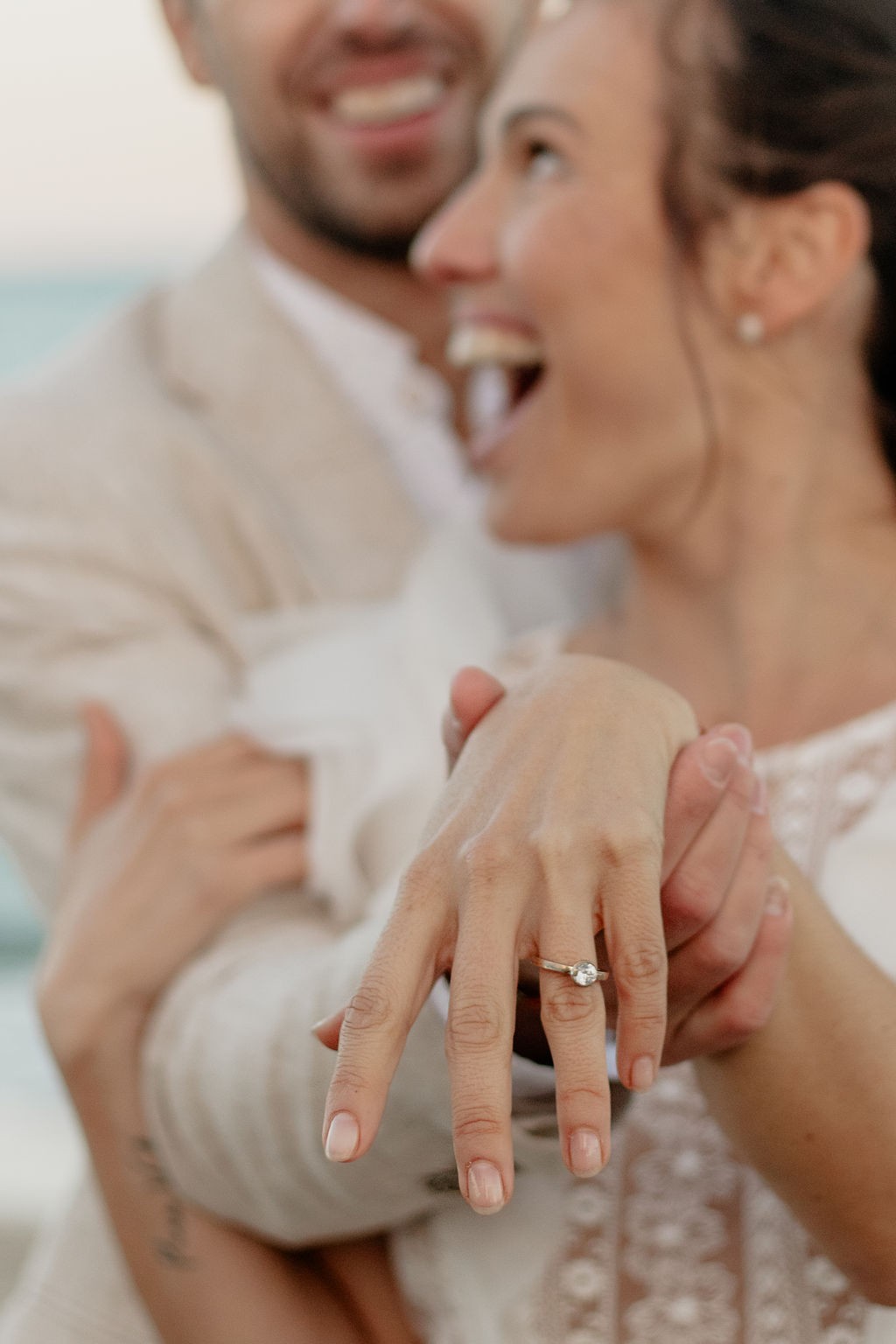 demande en mariage chic sur la plage