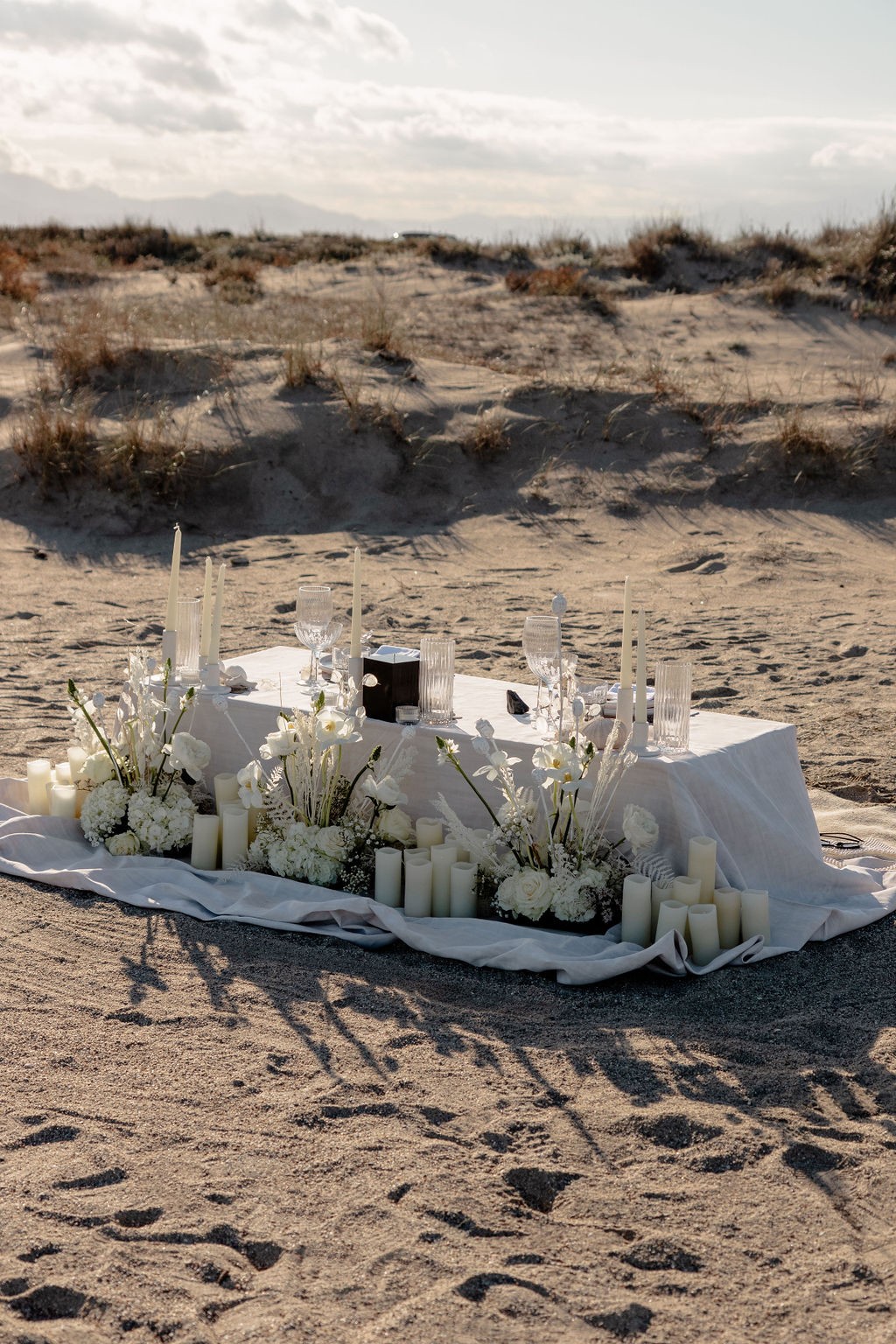 demande en mariage chic sur la plage