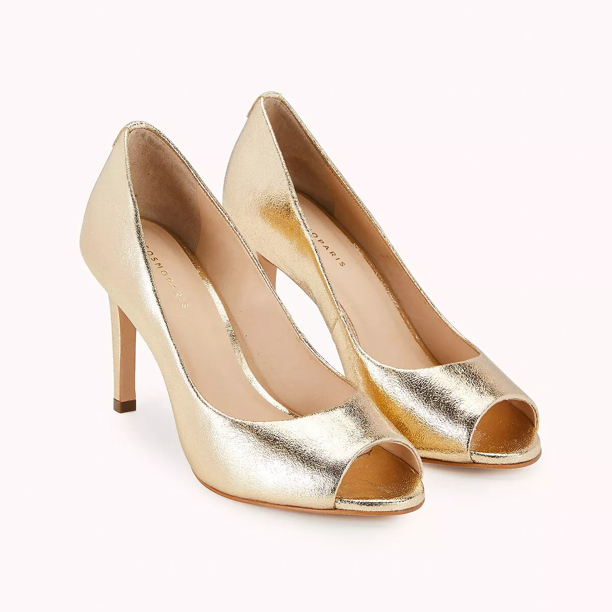 Escarpin doré cosmoparis on sale