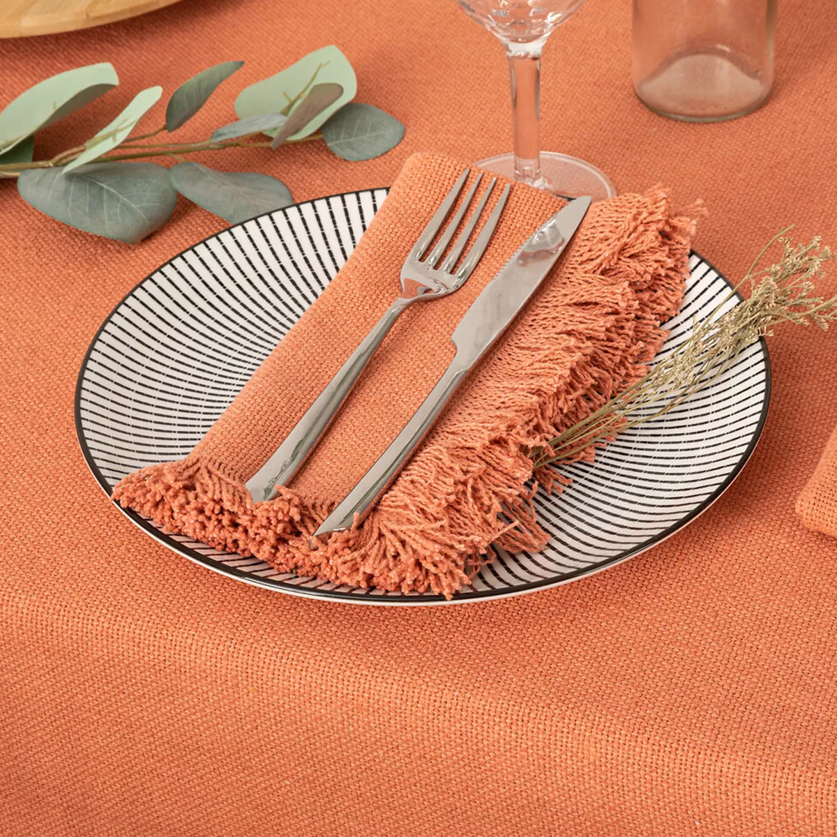 serviettes-de-table-terracotta-atmosphera