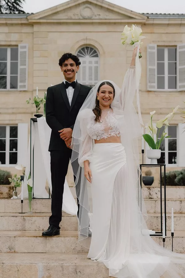 mariage-noir-et-blanc-intemporel-chateau-erigoye-bordeaux-nikkithebaultphotographe (18)