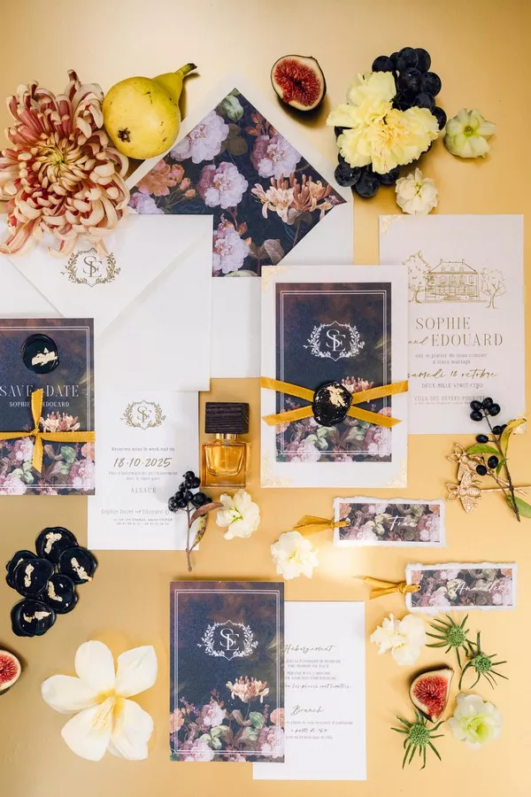 faire-part-de-mariage-fleuri-dark-aujourd'hui-c'est @capyture photography