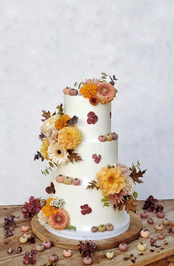 Gateau-de-mariage-thème-automne-citrouille-kika-and-co