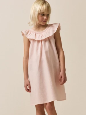 Robe-rose-Fille-cérémonie-Cyrillus