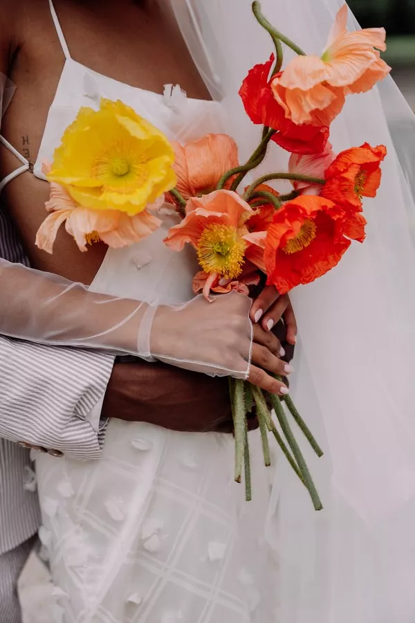 bouquet-de-mariée-coloré-orange-et-jaune ©Les bandits (26)