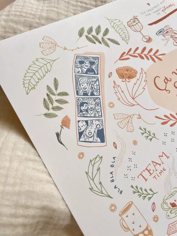 detail-affiche-personnalisée-la-Cocotte-en-carton