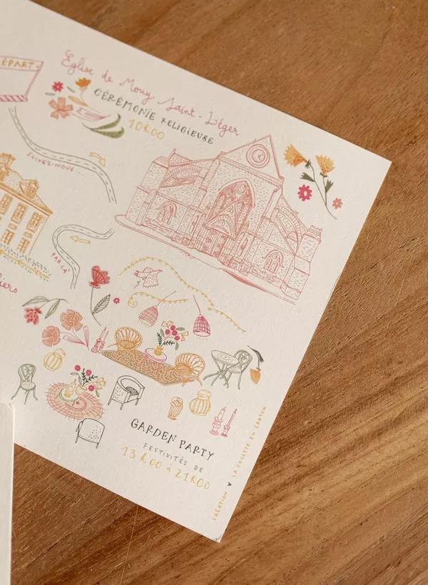 illustration -eglise-faire-part_la-Cocotte-en-Carton-©poppyblossom