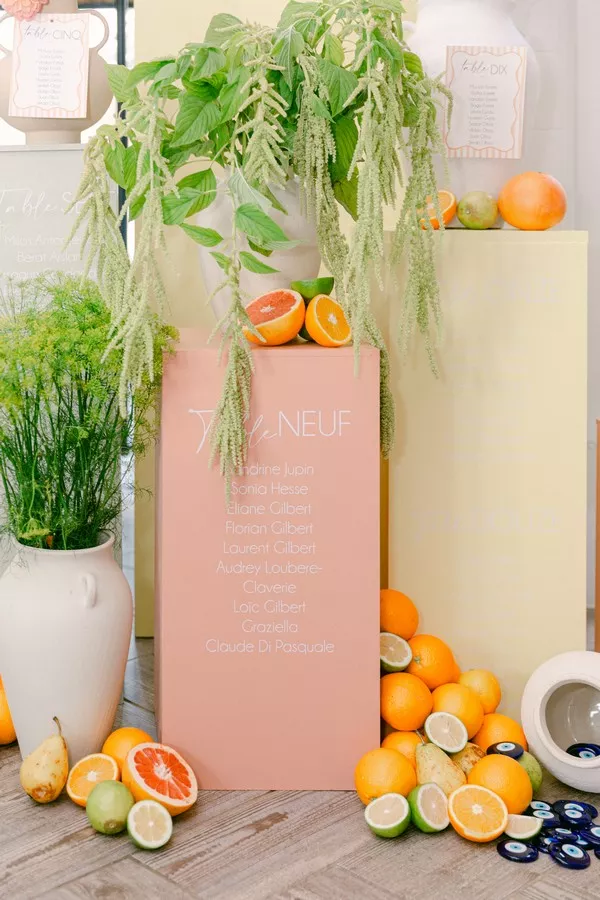 plan-de-table-mariage-colonne-fruits ©eric_arrachart