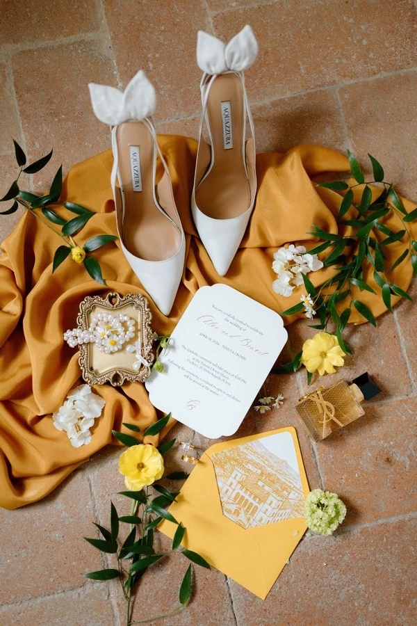 mariage-jaune-doré-luxe-toscane ©theclercs (2)