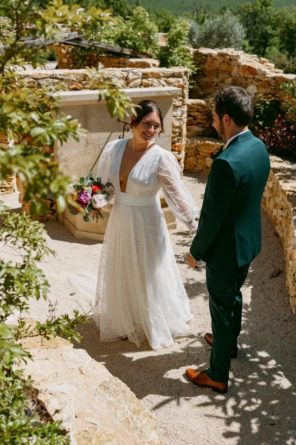 mariage-rouge-orange-grange-de-javon-provence ©celinecollomb (11)