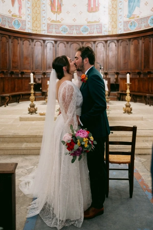 mariage-rouge-orange-grange-de-javon-provence ©celinecollomb (14)