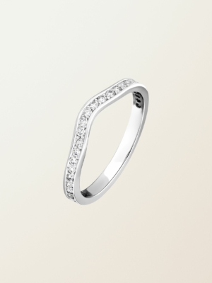 Alliance Madame or blanc et diamants, Gemmyo