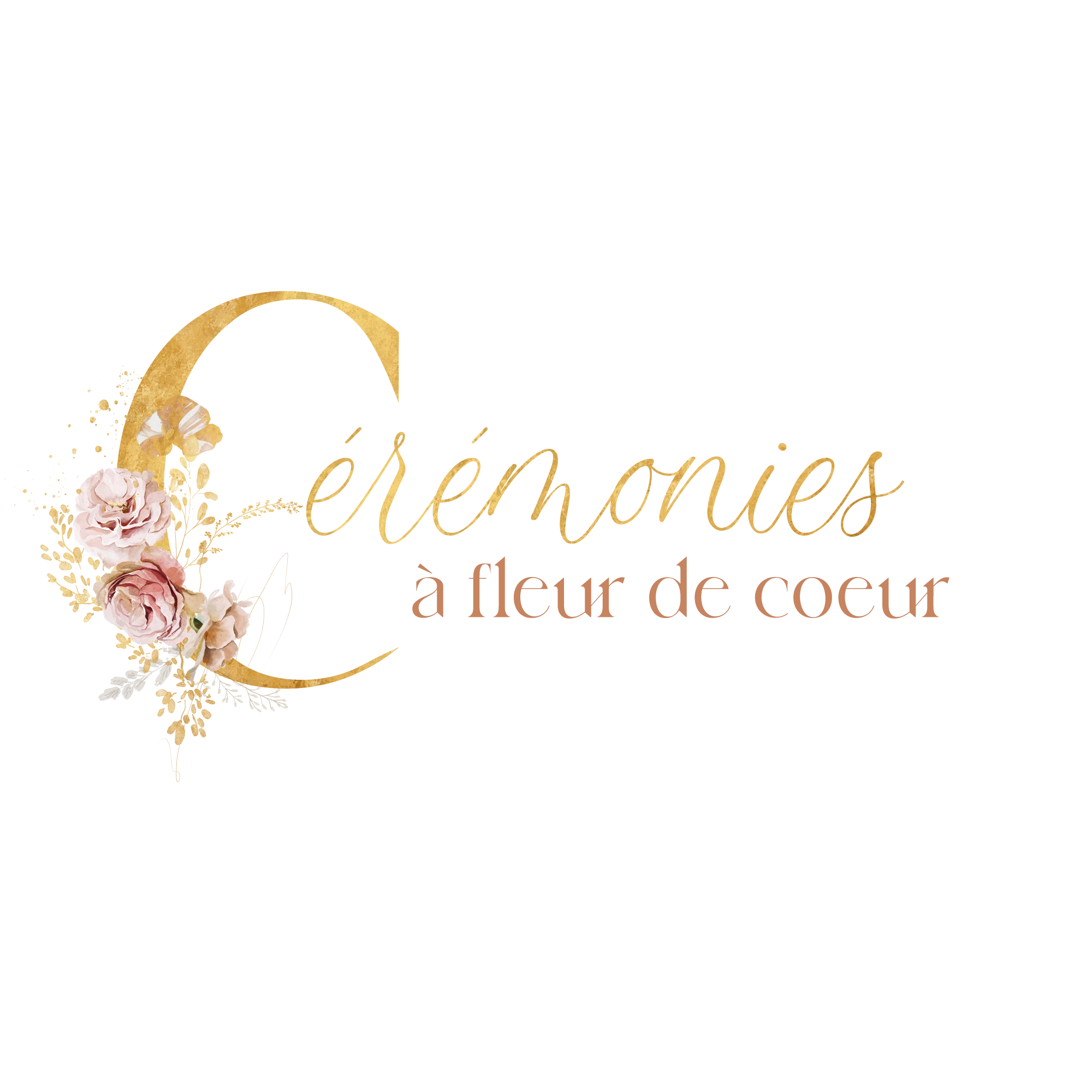 Logo Ceremonies Fleur de Cœur-Couleurs